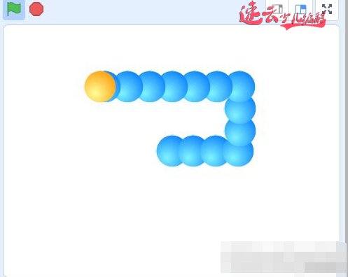 “贪吃蛇”升级版，看三年级孩子实现它『济南机器人编程_山东机器人编程_少儿编程』(图5)